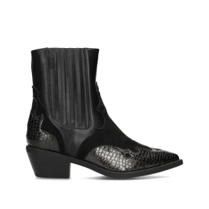 Posh dames cowboy boot Roxi black CX5366-1PSH2