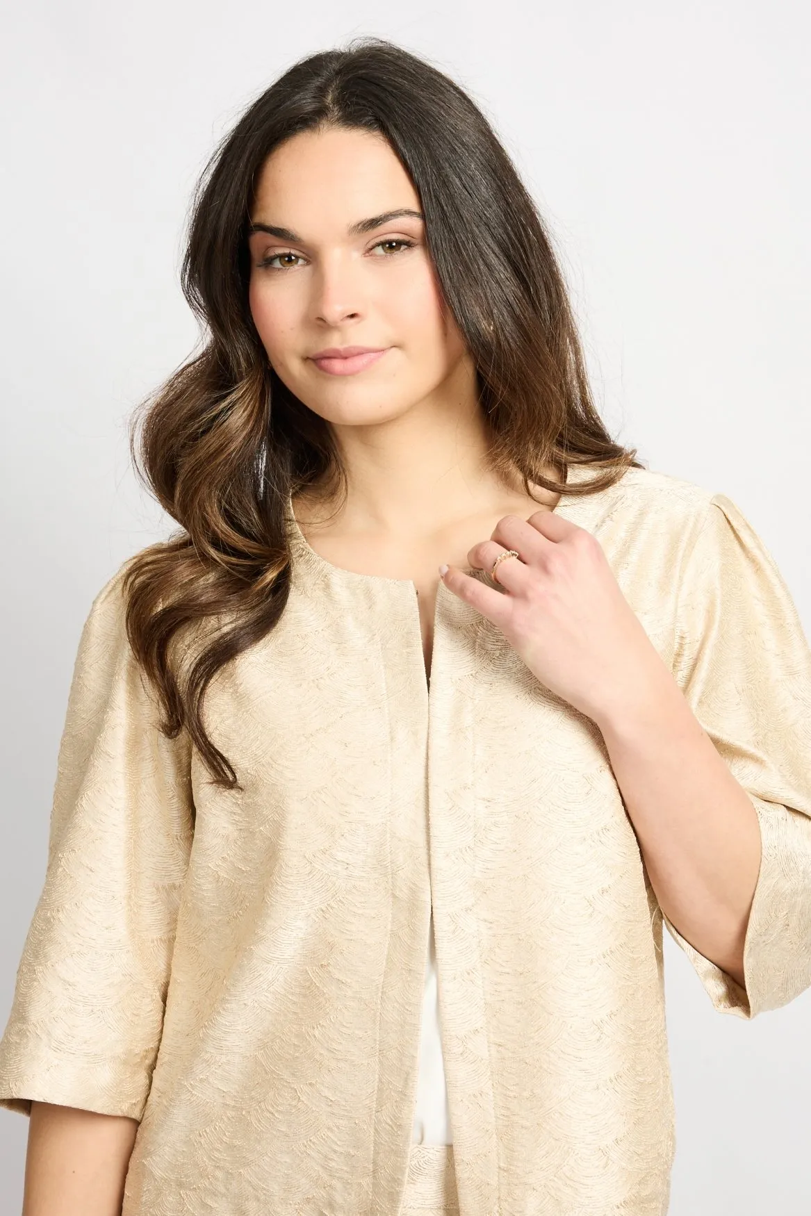 C&S Josephine jacket | 26ZQH12 Sand - Afbeelding 5