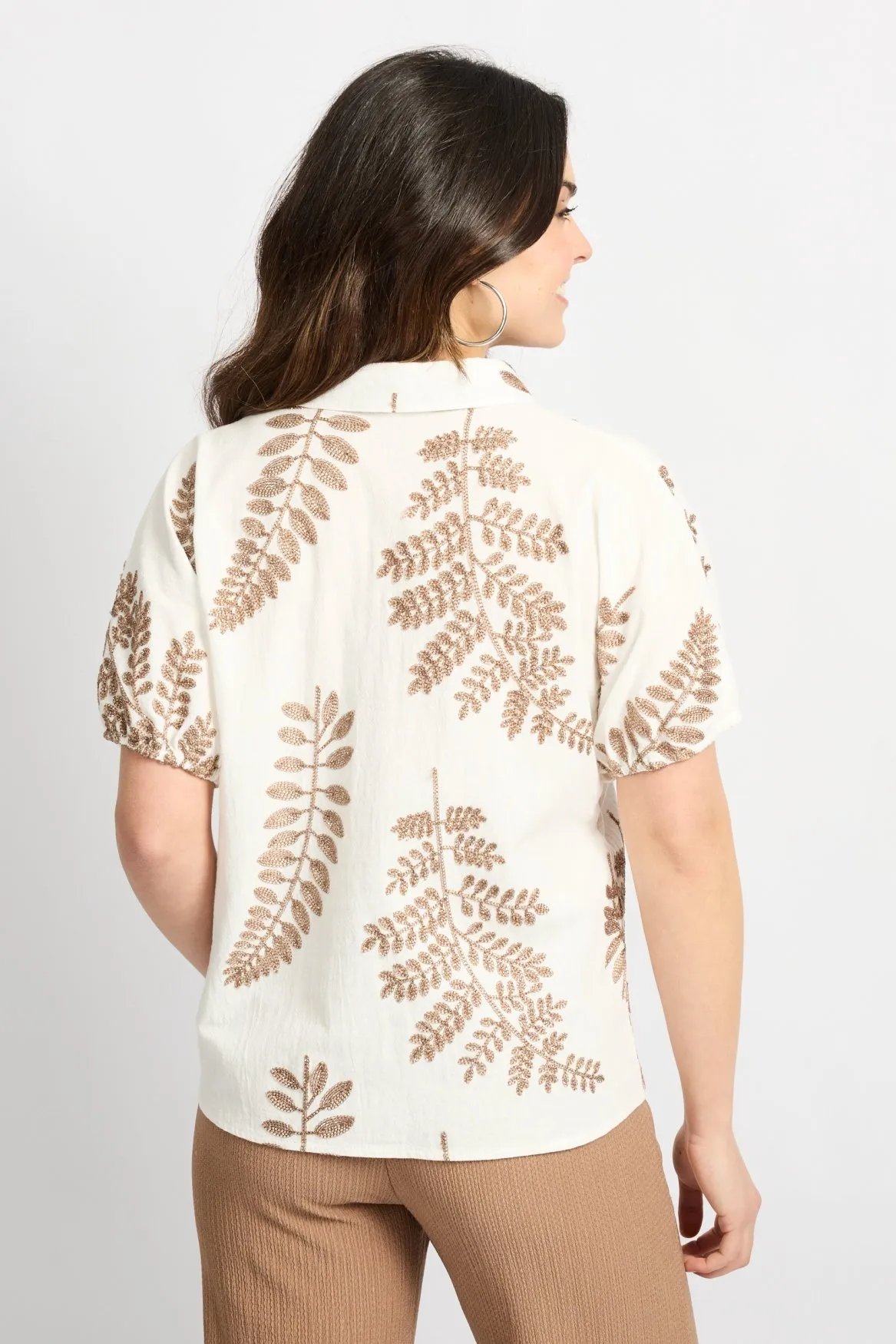 C&S Lina blouse | 26ZXJ03 Offwhite - Afbeelding 6