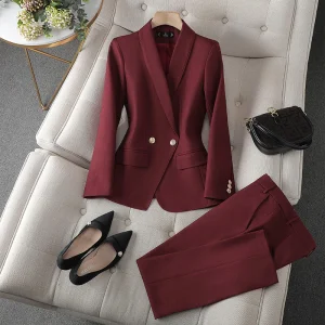 Getailleerde Blazer & Elegante Broek Set