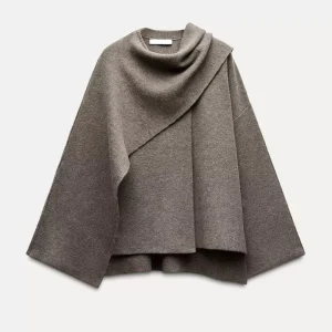 Roses | Luxe Cape Winterjas - Modieuze Warme Damesjas