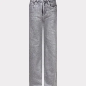 Esqualo Trousers straight metallic F25.12507 Grey