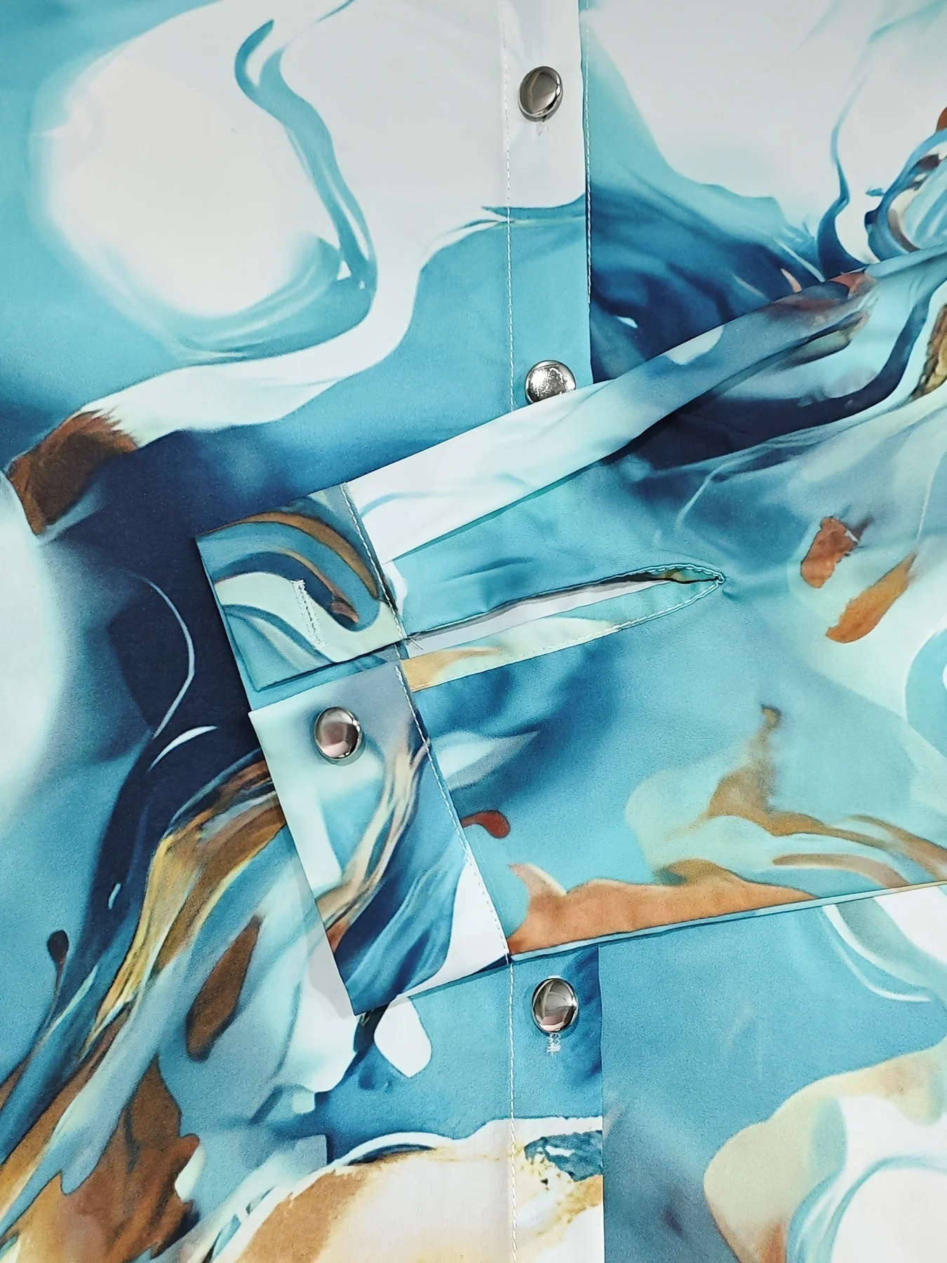 Daniela | Blouse met Abstracte Print en Lange Mouwen - Afbeelding 6