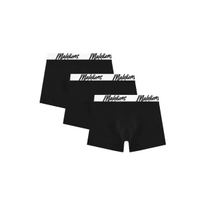 Malelions Men Boxer 3-Pack | Black/White