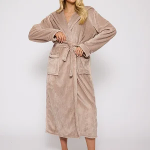 Aurelia | Zachte Badjas - Teddy stof met Strik Ceintuur