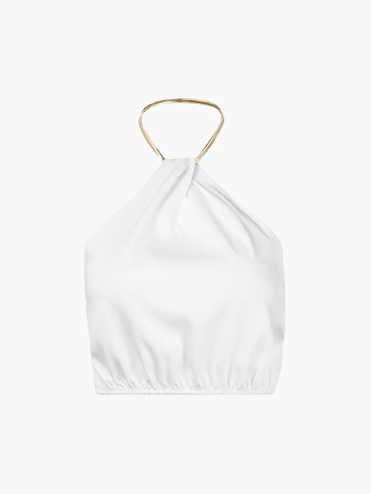 Zomerse Halter Crop Top – Satijn, Mouwloos - Afbeelding 6