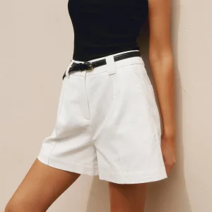 Luisa | Dames Katoen & Linnen Korte Broek - Casual Zomer Short