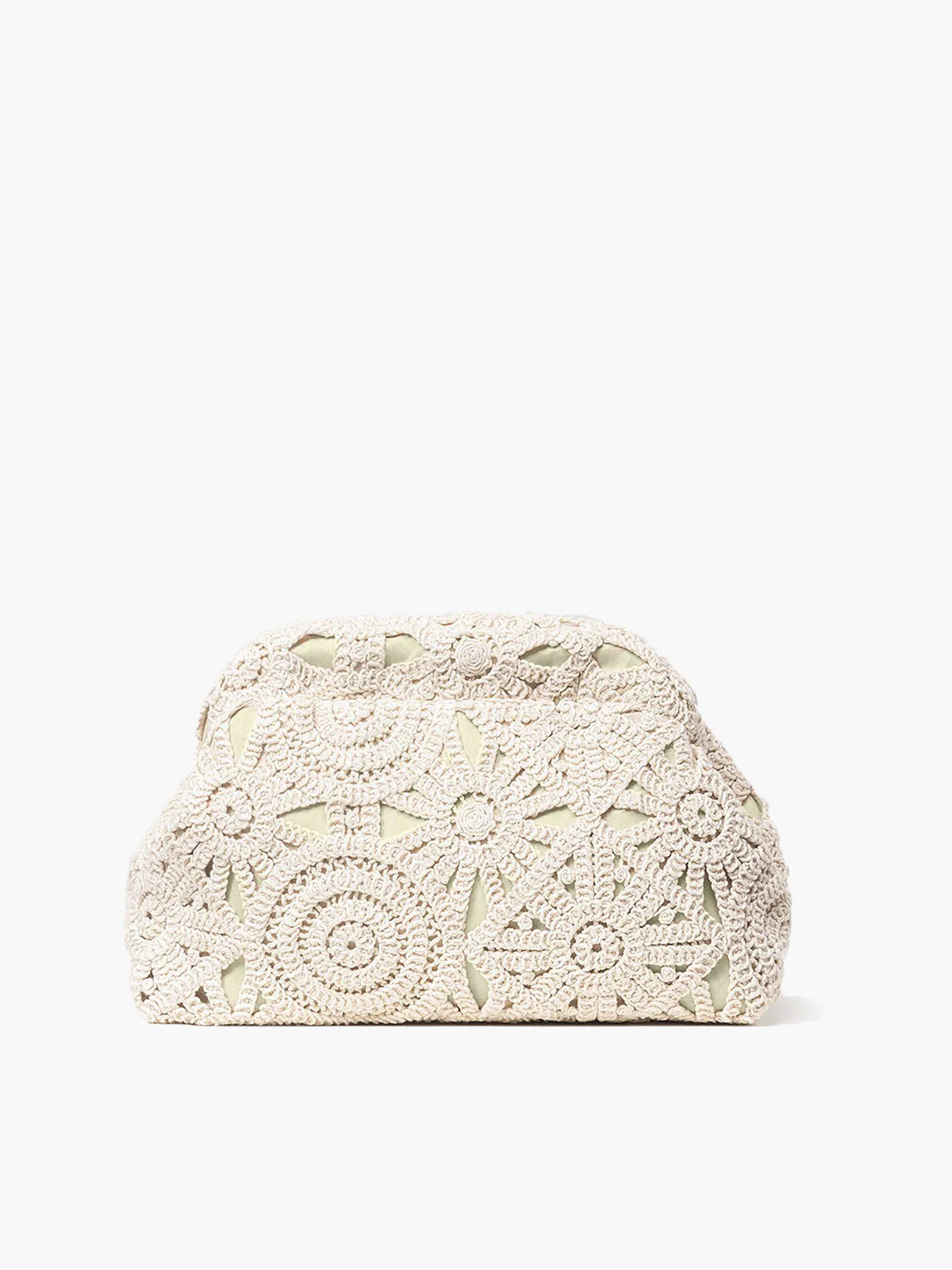 Crochet | Clutch Tas – Boho Handtas - Kantoen en Kant - Afbeelding 2