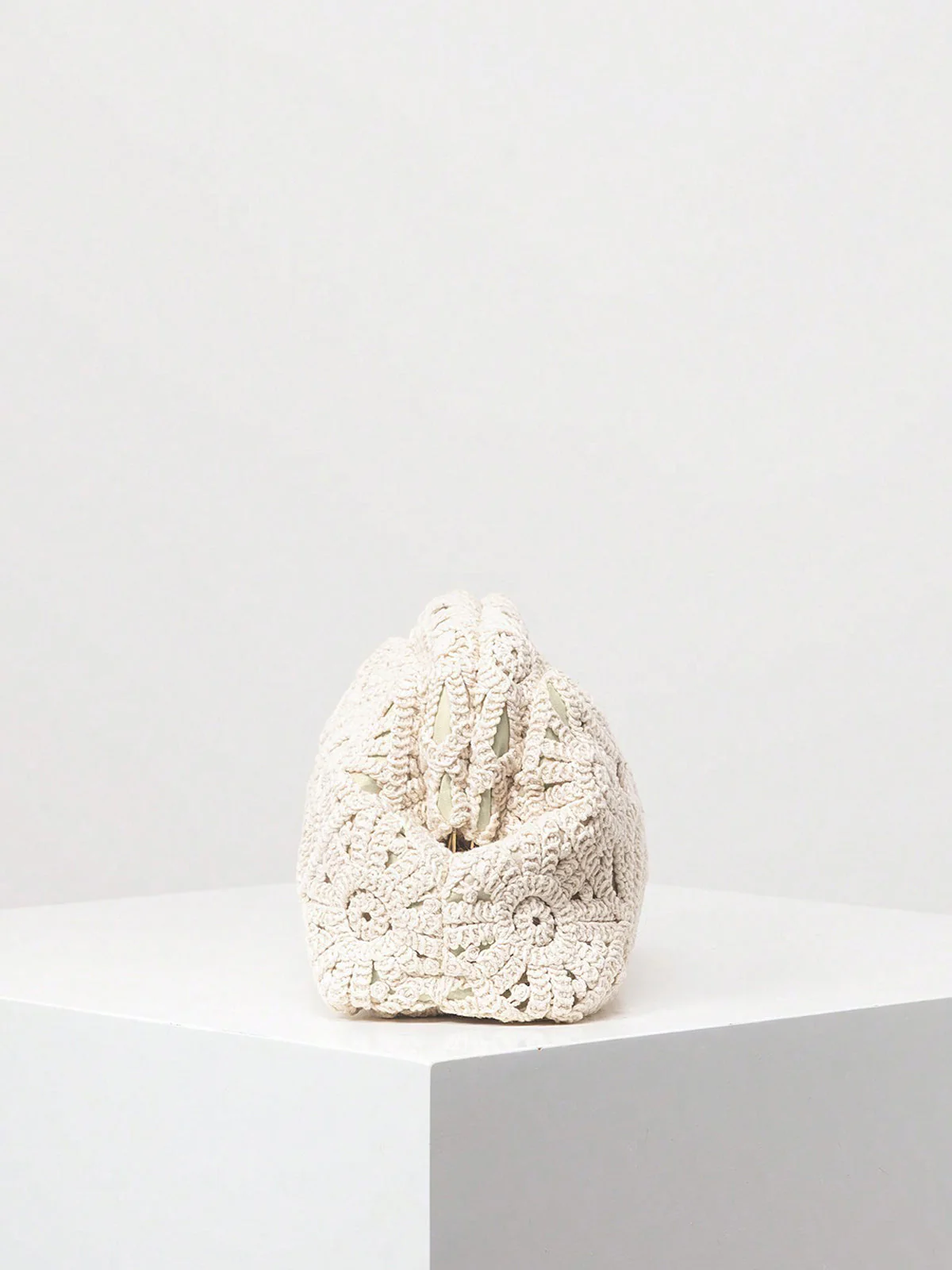 Crochet | Clutch Tas – Boho Handtas - Kantoen en Kant - Afbeelding 3