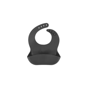 Malelions Baby Silicone Bib | Black
