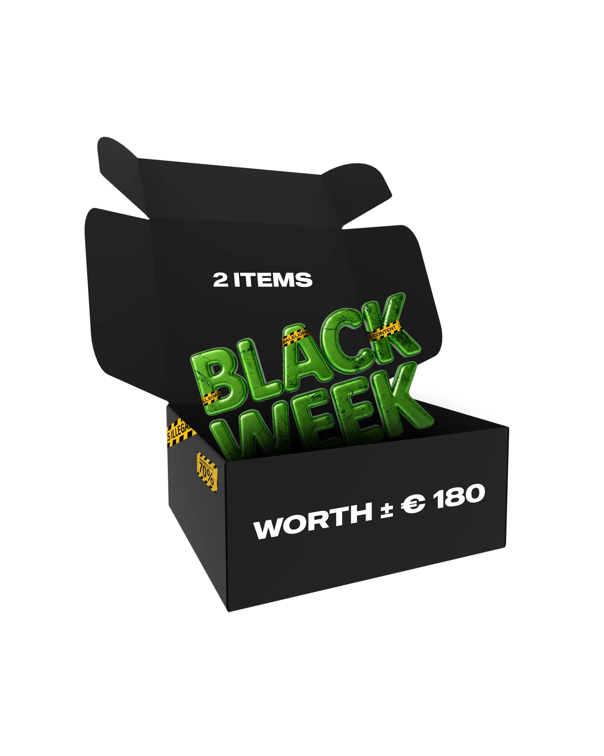 Malelions Junior Girls Mystery Box | Off-White - Afbeelding 3