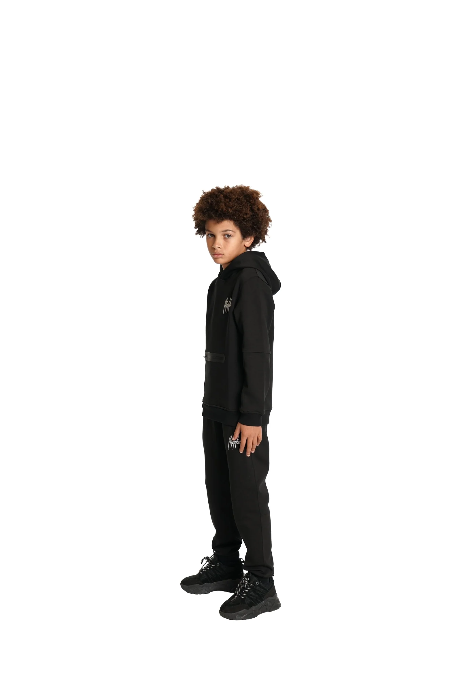 Malelions Junior Sport Counter Tracksuit | Black - Afbeelding 5