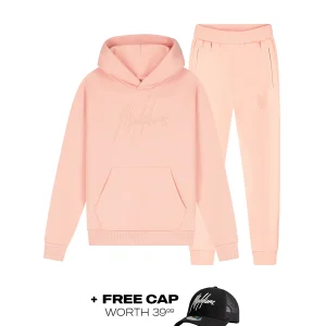 Malelions Junior Girls Essentials Tracksuit | Pink