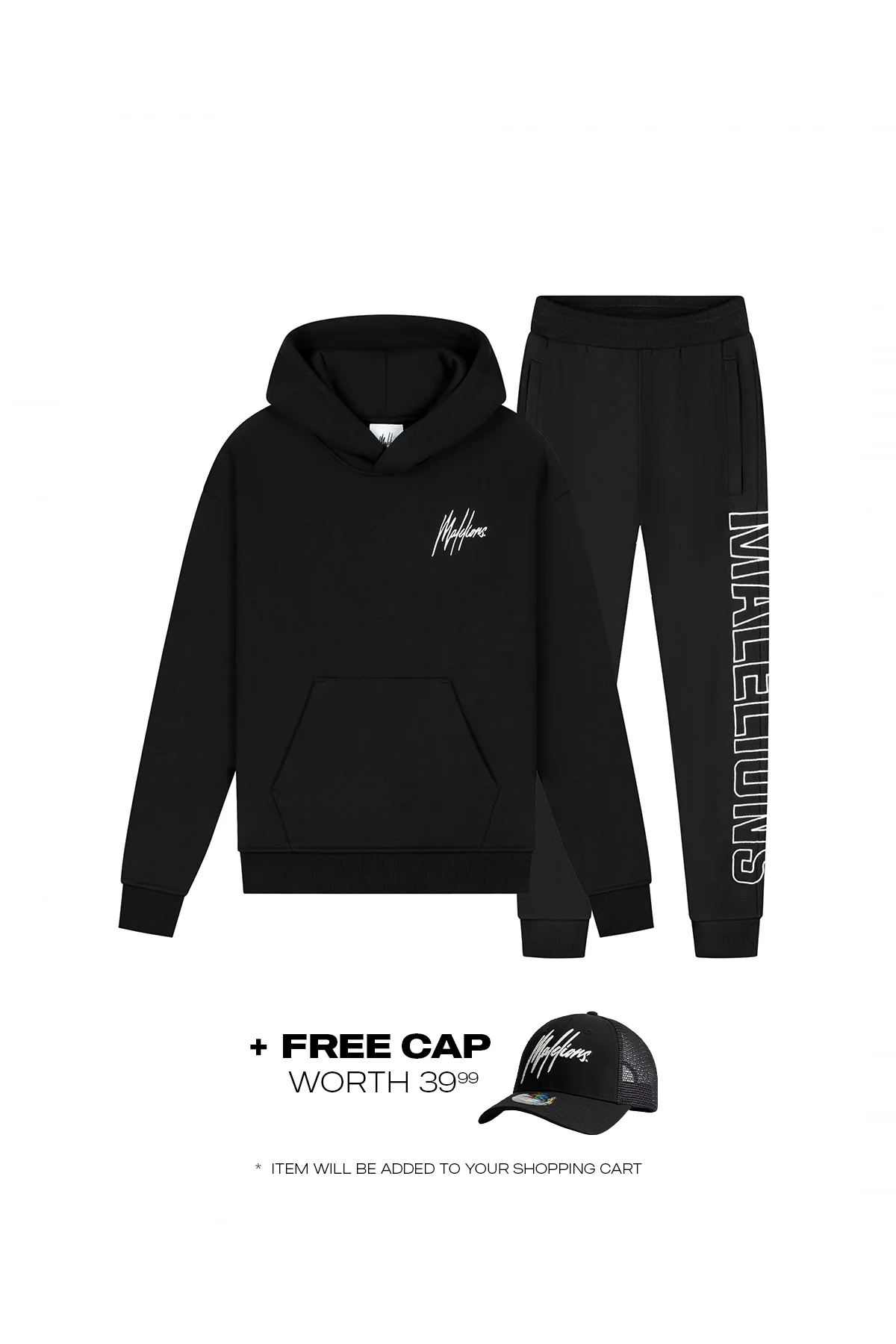 Malelions Junior Girls Tribe Tracksuit | Black