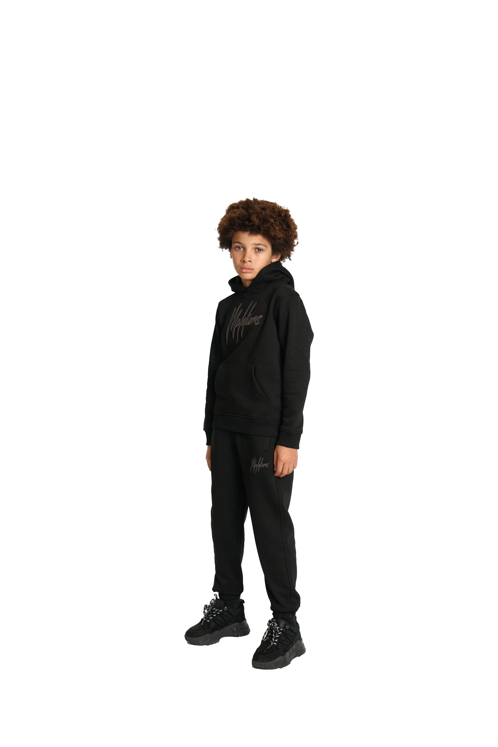 Malelions Junior Essentials Tracksuit | Black/Antra - Afbeelding 5