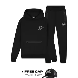 Malelions Junior Sport Counter Tracksuit | Black