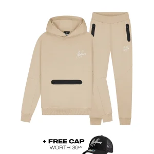 Malelions Junior Sport Counter Tracksuit | Khaki