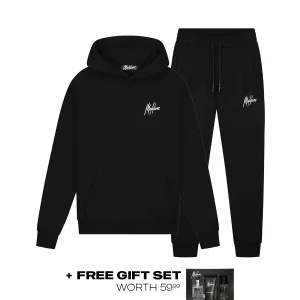 Malelions Men Signature Tracksuit | Black
