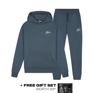 Malelions Men Signature Tracksuit | Slate