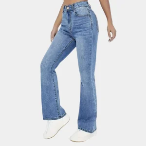 Pippa | Flaired Dames Jeans met Hoge Taille