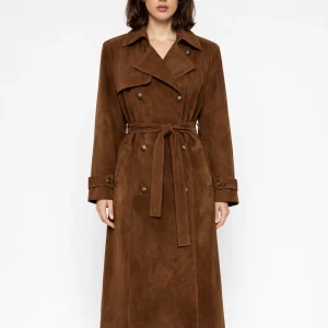 Maxi | Luxe Vegan Suede Trenchcoat