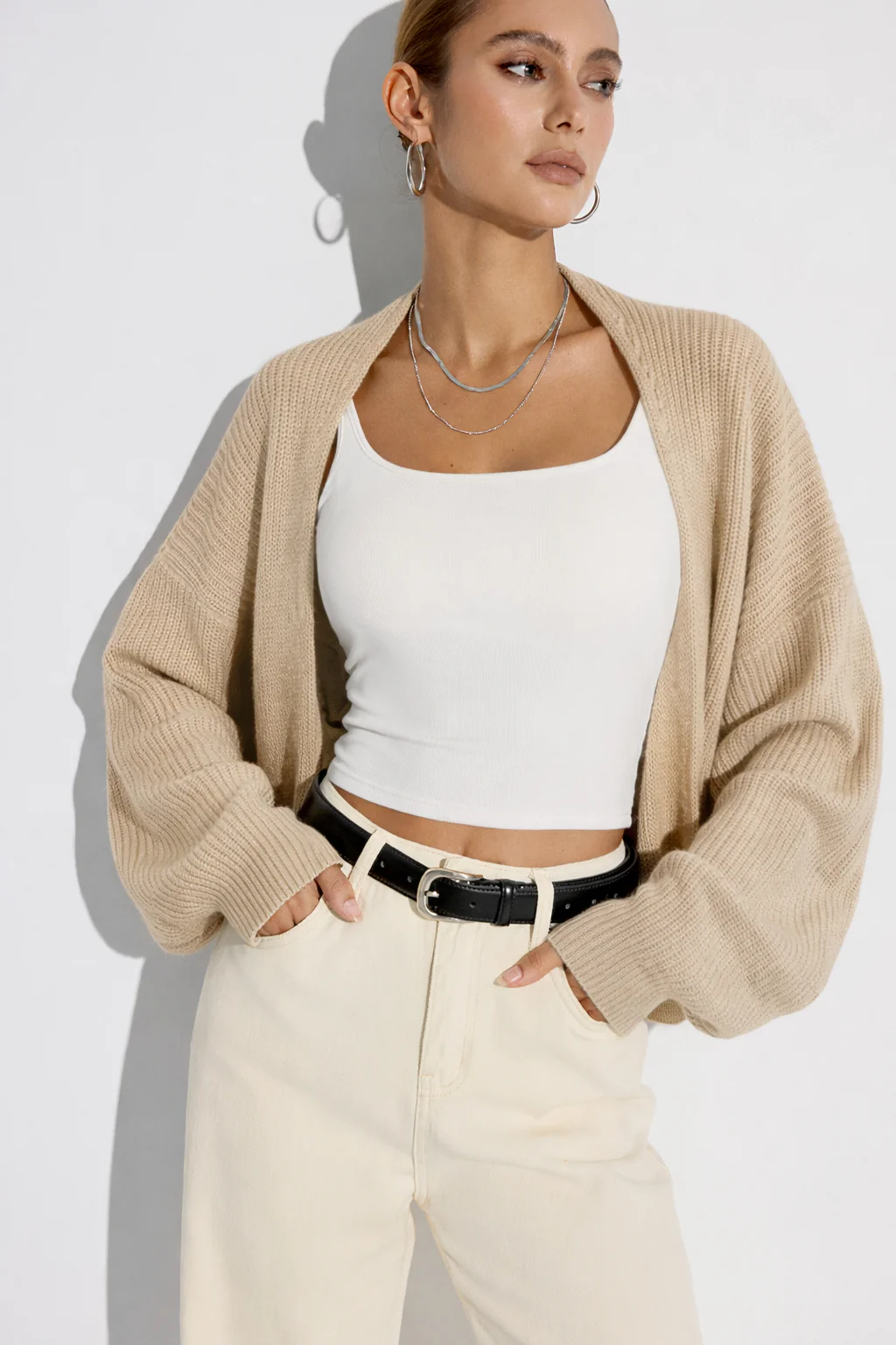 Megan | Comfy Vest Dames - Elegante, Trendy Pofmouwen - Afbeelding 4