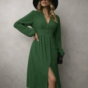 Sade | Vintage-Chique Maxi Jurk