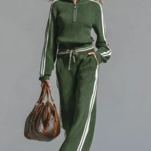 Gaile | Retro Co-ord Dames Pak - Stijlvol Groen met Comfortabele Pasvorm