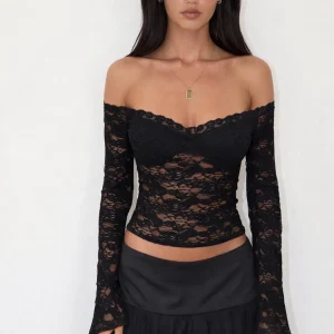 Chita | Kanten Off-Shoulder Corset Top – Getailleerd & Elegant