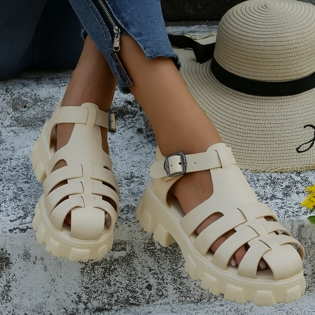Vintage Look Sandalen met Comfortabele Pasvorm - Afbeelding 3