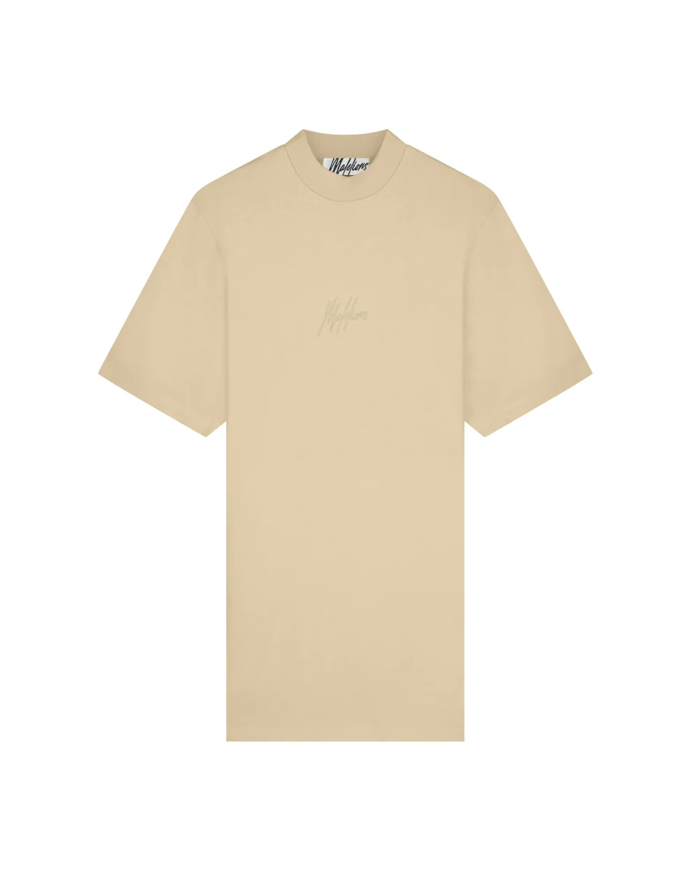 Malelions Women Firma T-Shirt Dress | Sand/Taupe - Afbeelding 2