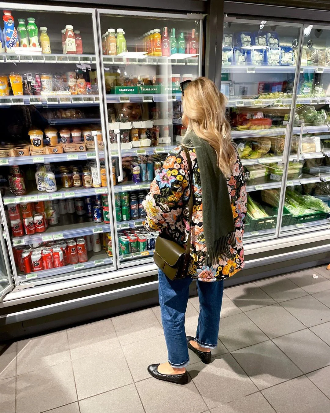 Dalia | Gevoerde Dames Jas met Bloemenprint - Oversized, Lange Jas Winter - Afbeelding 6