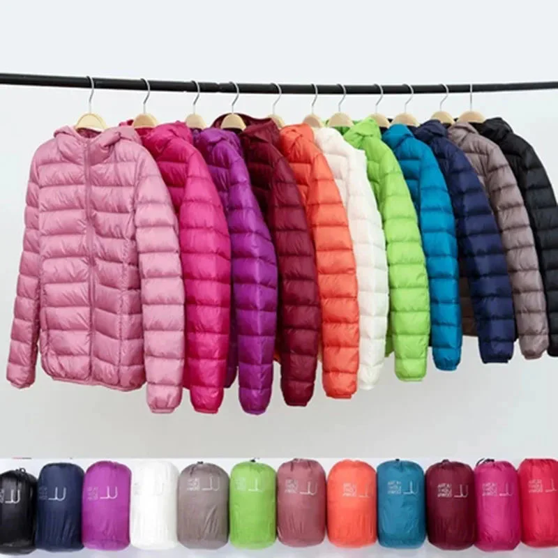 Dames Jack met Capuchon en Lange Mouwen Opvouwbaar - Afbeelding 5