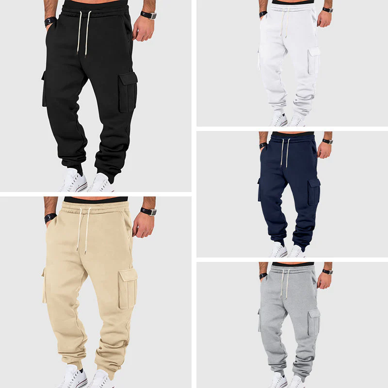 Heren Cargo Joggingbroek met Trekkoord en Taps Toelopende Pijpen - Afbeelding 7