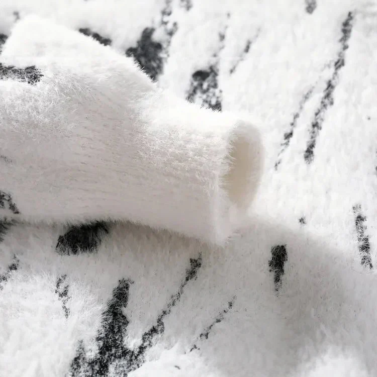 Heren Trui Losse Pasvorm Ronde Hals Abstract Patroon - Afbeelding 5