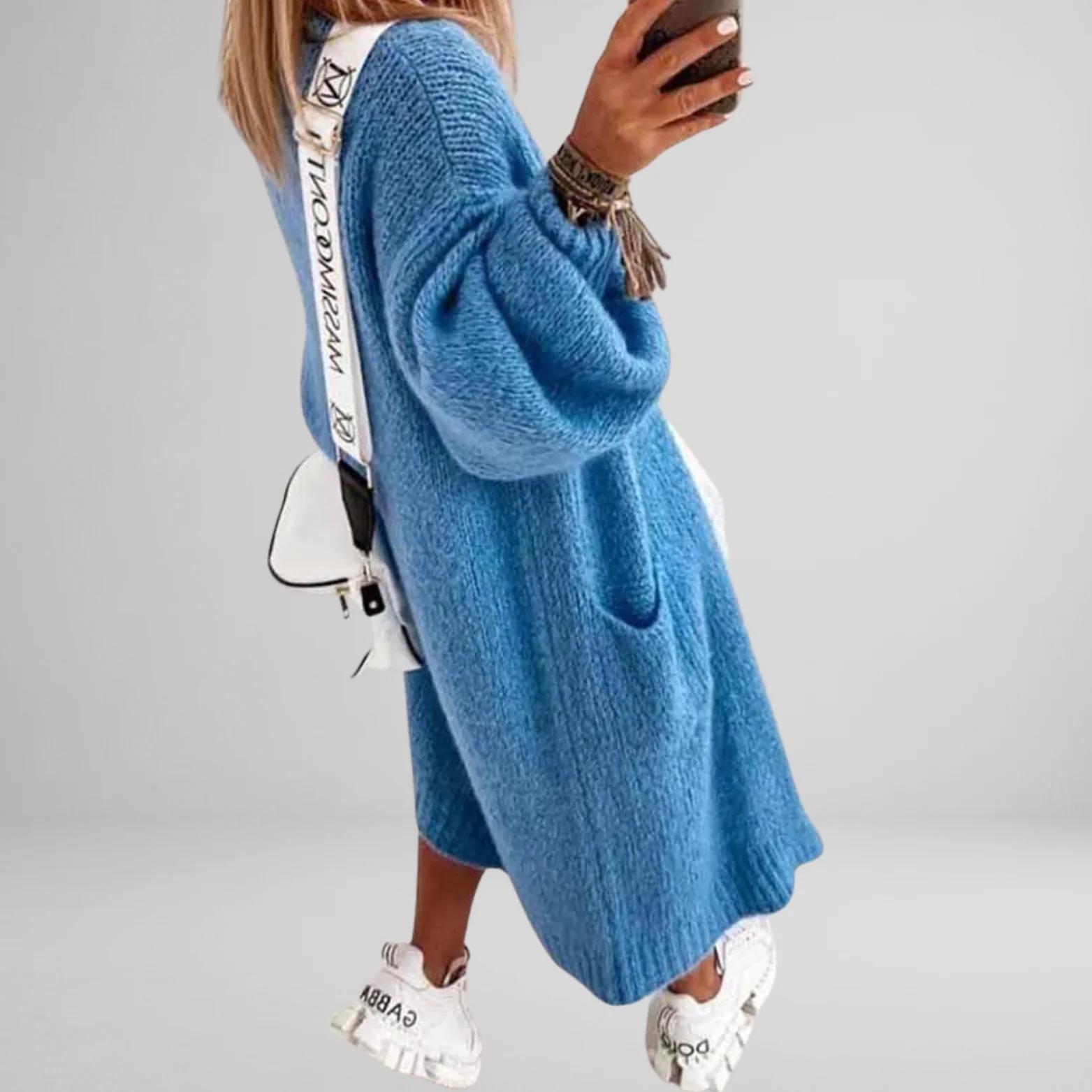 Dames Lange Cardigan Vest - Afbeelding 9