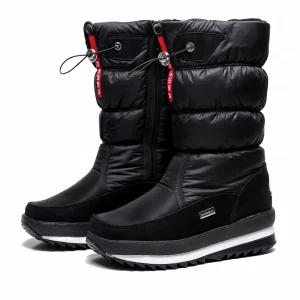Dames Sneeuwschoenen Winterboots Gevoerd Middenhoog