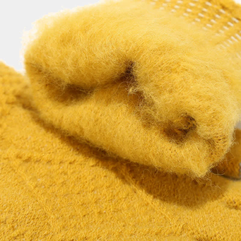 Wolxa | Driedelige Dames Winter Set - Muts, Sjaal en Handschoenen - Elegante Winterlook - Afbeelding 9