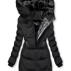 Roxanne | Modieuze Lange Winterjas Dames - Warm, Gevoerd, Verlengde Pasvorm