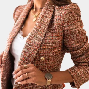 Chico | Stoere Chique Tweed Blazer voor Dames
