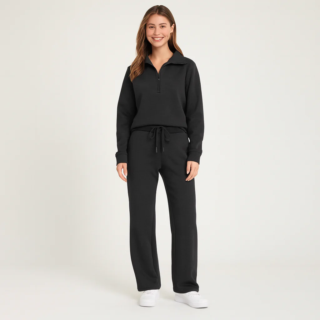Elaris | Tweedelige Dames Loungewear Set - Zacht en Comfortabel, Luxe Stijl - Afbeelding 4