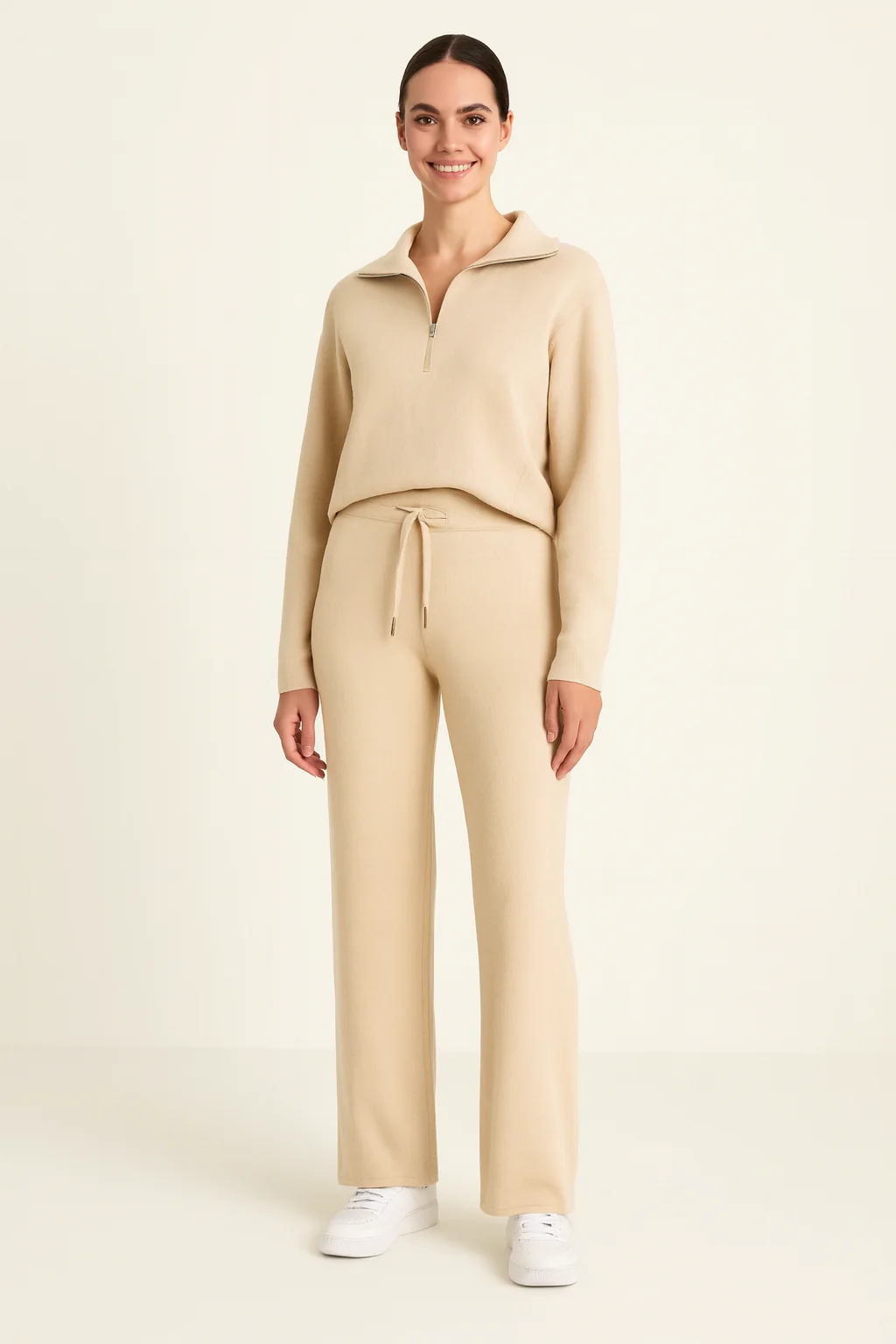 Elaris | Tweedelige Dames Loungewear Set - Zacht en Comfortabel, Luxe Stijl - Afbeelding 3