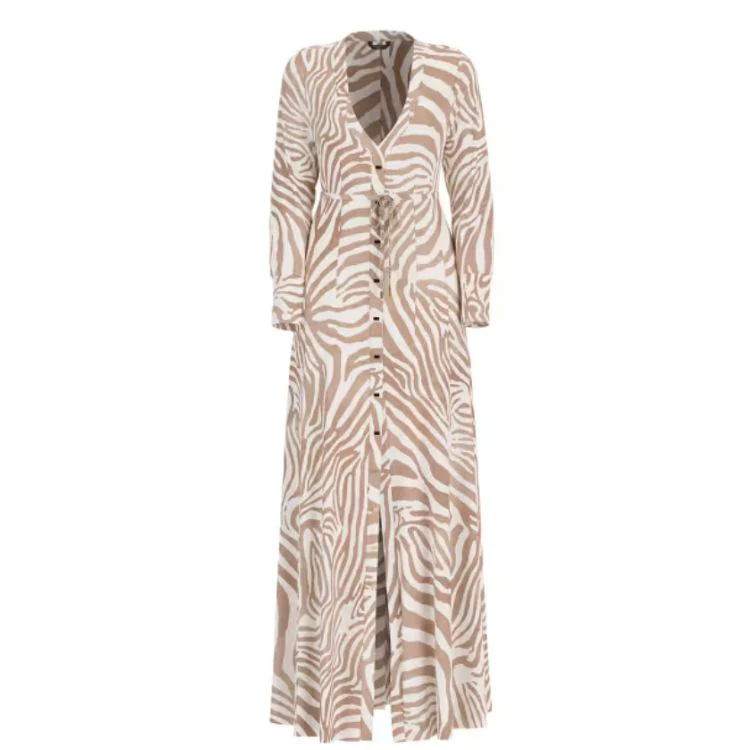Maxi jurk met zebraprint - Afbeelding 5