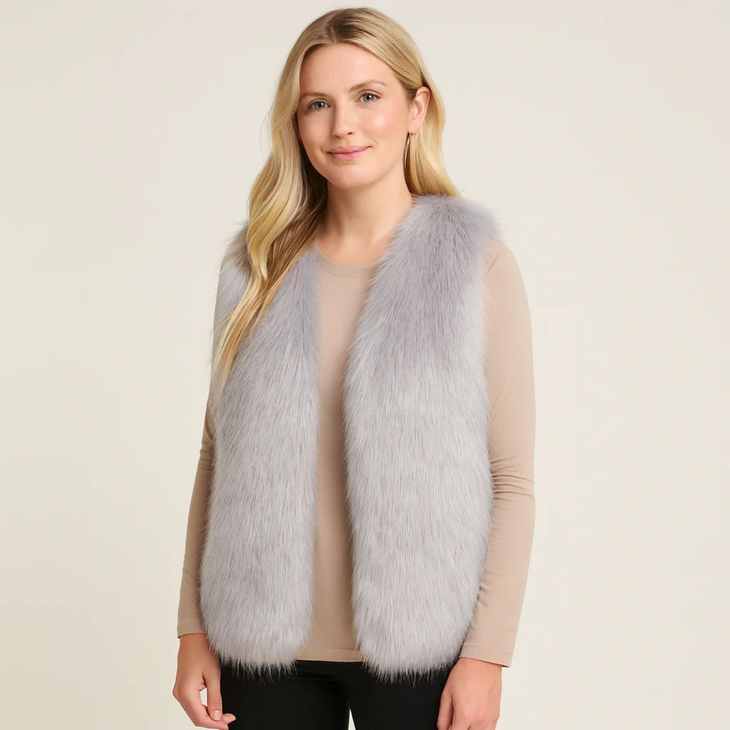 Gina | Luxe Faux Fur Bodywarmer Dames - Comfortabel en Stijlvol