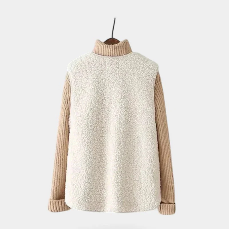Glea | Teddy Gilet Dames - Comfortabel, Zacht Mouwloos Vest - Afbeelding 7