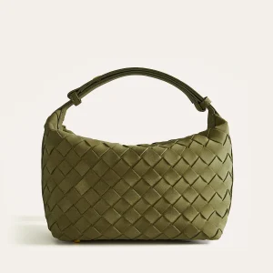 Calie | Stijlvolle Geweven Dames Handtas - PU-leer, Trendy en Praktisch