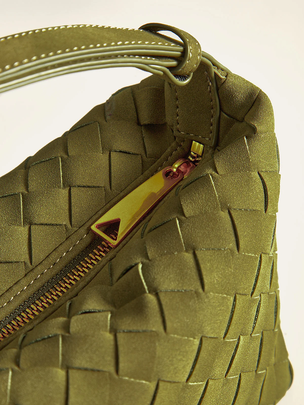 Calie | Stijlvolle Geweven Dames Handtas - PU-leer, Trendy en Praktisch - Afbeelding 6