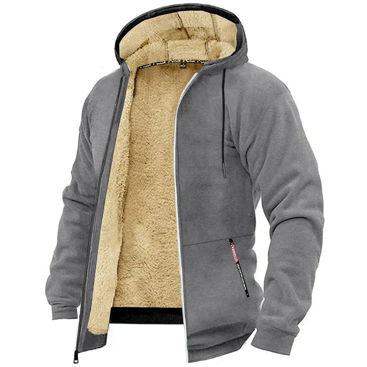 Heren Hoodie met Rits en Capuchon Regular Fit - Afbeelding 9