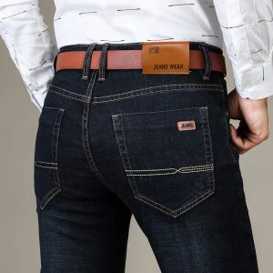 Heren Jeans met Rechte Pasvorm en Stretch voor Casual Gebruik