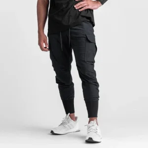 Heren Joggingbroek Lang met Steekzakken en Elastische Taille